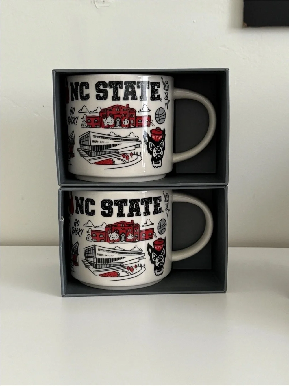 Starbucks NC State Mug Wolfpack Been There Series Campus Collection NIB 2024 New